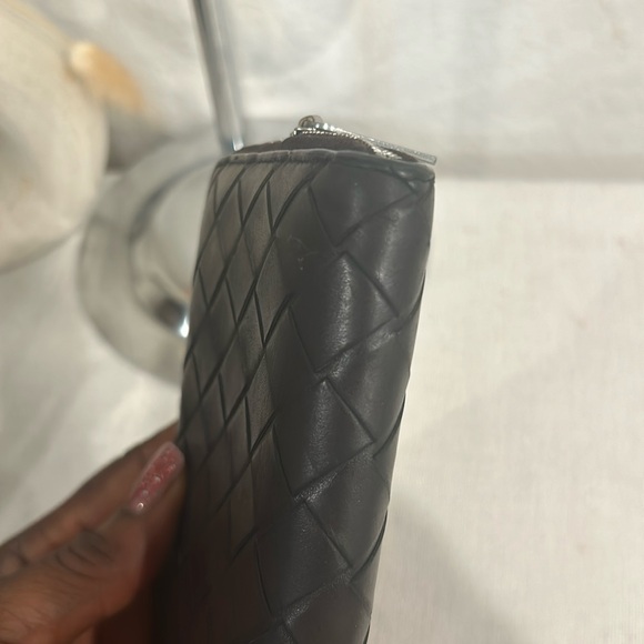 Bottega long zippy brown and red wallet - Picture 4 of 15